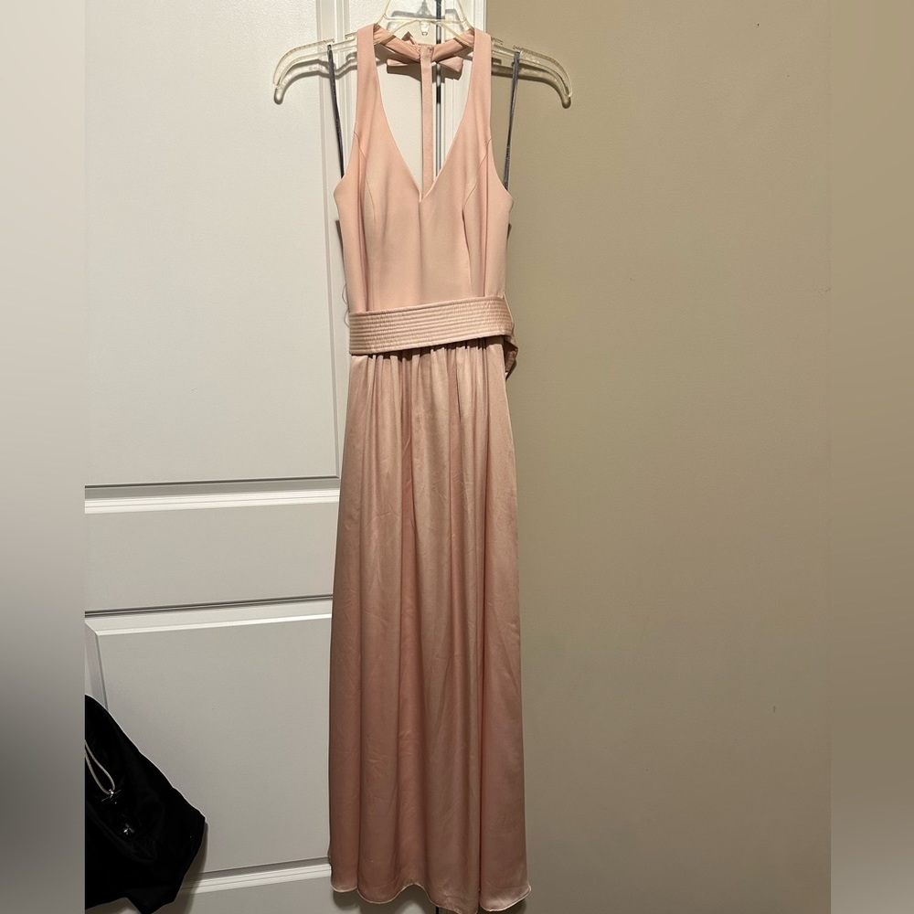 White by Vera Wang Bridesmaids Dress in Blush Size 4